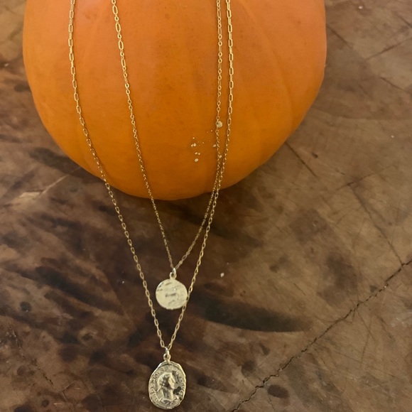 Anthropologie Double Coin Layering 
